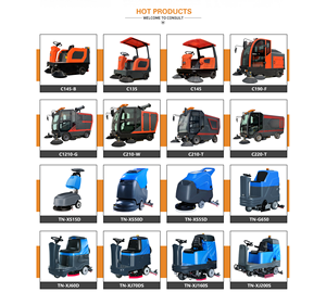 Cophilo điện chải sàn làm sạch máy Ride-on Pin hoạt động điện chổi đường quét sàn chân không quét máy - Product Image 6