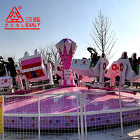 Manège à sensations fortes pour parc d'attractions, modèle Rock Break Dance, construction en fibre de verre et acier, capacité 18 personnes, à vendre
