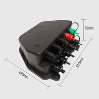 Caja de Distribución de Fibra Óptica ODP FTTH 1X8, Conectores SC/LC/FC/ST, Material de Cable LSZH