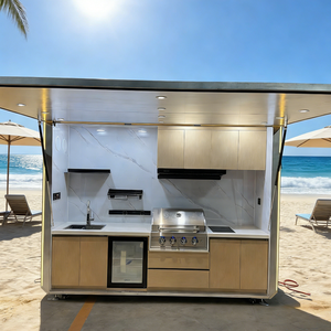 Module de <span class=keywords><strong>cuisine</strong></span> extérieure complet avec équipement complet pour le camping, les barbecues, les marchés alimentaires itinérants et les événements culinaires en plein air - Product Image 3