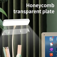 Lampe de table LED intelligente, portable, réglable et pliable avec charge sans fil, protection des yeux, lumière de lecture