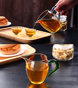 Aeofa-taza transparente creativa de vidrio, dispensador de té con boca de águila de color grueso - Product Image 4
