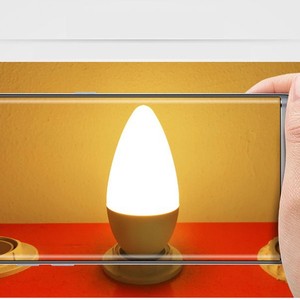 LED Candle <b>Bulb</b> E14 E27 Base 50000 Hours Lifespan Warm <b>White</b> Light Home Lighting PC Lampshade - Product Image 2