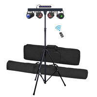 Kit de lumières DJ 5 en 1 RGBW avec contrôle activé par le son pour les événements disco