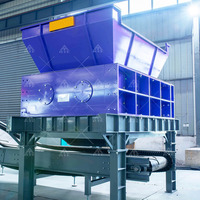 Déchiqueteuse industrielle hydraulique pour déchets, moteur hydraulique, déchiqueteuse de plastique dur, de fûts en plastique, de tuyaux, de filtres à huile usagés