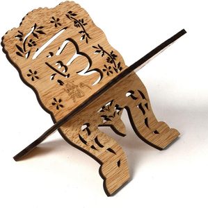 Supporto in Legno Vintage per Corano, Porta Bibbia Pieghevole, Organizzatore per <span class=keywords><strong>Libri</strong></span> Islamici Eid Mubarak, per Esposizione Bibbia, Lettura, Preghiera, Chiesa - Product Image 2
