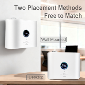 เครื่องพ่นไอน้ำเย็นแบบติดผนัง น้ำหนักเบา ระดับเชิงพาณิชย์ ระบบพ่นละอองคู่ ความจุ 600 มล. สำหรับการตลาดด้วยกลิ่นหอม - Product Image 5