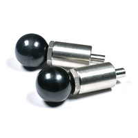 Poussoir à ressort rétractable en acier inoxydable de taille personnalisée goupille à tête sphérique à ressort goupille de traction plongeur d'indexation