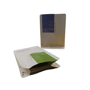 Personnalisé en plastique thé boisson alimentaire fond carré sac d'emballage - Product Image 2