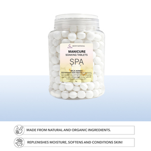 Tablettes de soin des mains KAMI faites à la main, luxe, lait et miel, 1000g, pour une utilisation à domicile comme en spa - Product Image 2