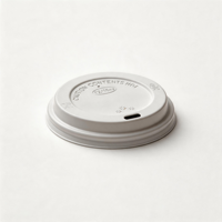 Couvre-gobelets jetables en PS multi-tailles, couvercles en plastique de qualité alimentaire Idecorgift Htf-PL-004 pour les commerces de boissons, disponibles en gros
