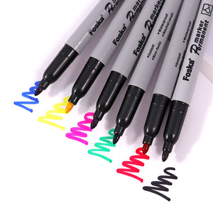 Pennarelli Permanenti a <span class=keywords><strong>Punta</strong></span> <span class=keywords><strong>Fine</strong></span> ad Asciugatura Rapida con Prezzi Competitivi, Senza Perdite d'Inchiostro, per Colorare, Disegnare e Marcare per Bambini e Adulti - Product Image 4