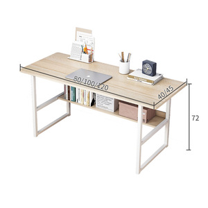Cross-border minimalist small rental room dormitory computer desk home bedroom solid wood tabletop multi-functional desk - Product Image 5