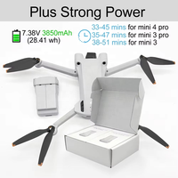 Drone pengganti 7.38V 3850mAh, untuk Mini 3 seri baterai penerbangan pintar Plus Mini 4 Pro