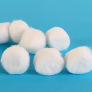 Hot Koop Wegwerp Katoen Gaas Ballen Fabriek Prijs Absorberende 100% Pure Katoen Bal