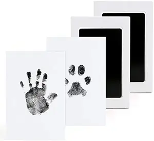 clean touch ink pad inkless baby or paw print ink pad for baby hand and foot impression set