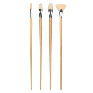 SINOART 68cm Poils Artiste Super Long Manche En Bois Super Grand <span class=keywords><strong>Pinceau</strong></span> pour Huile Acrylique - Product Image 1