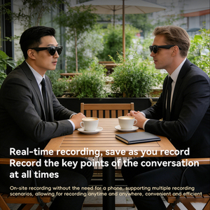 แว่นตาอัจฉริยะ AI รุ่นใหม่พร้อมกล้อง ชาร์จด้วยแม่เหล็ก สำหรับการใช้งานในชีวิตประจำวัน - Product Image 2