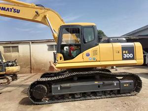 Excavadora de orugas Komatsu PC 300 usada a bajo precio Mini modelo Caterpillar Core Kawasaki válvula hidráulica buen motor inclinado - Product Image 4