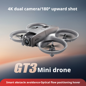 Drone professionnel <span class=keywords><strong>Mini</strong></span> 4K à double caméra GT3 avec évitement d'obstacles, FPV, GPS, lumière LED, flux optique, <span class=keywords><strong>longue</strong></span> <span class=keywords><strong>portée</strong></span>, quadricoptère portable, jouet - Product Image 2