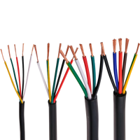 Câble de commande UL2464 multibrins 4-6 conducteurs 24AWG à isolation PVC et conducteurs en cuivre pour applications industrielles de puissance