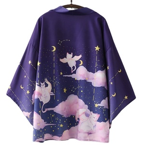 Kimono japonés Sexy para mujer, cárdigan Kawaii Yukata, cárdigan de playa Haori Obi Harajuku, camisa tradicional, ropa <span class=keywords><strong>2021</strong></span> - Product Image 1