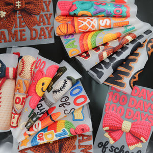 Transferencias DTF de Punto Sintético Disponibles, Listas para Transferir, con Diseño de Signo Zodiacal del Juneteenth, con Brillo Mágico para Enfermería, Listas para Planchar, para el Sector de la Salud - Product Image 5