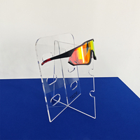Support d'affichage personnalisé en acrylique transparent pour lunettes de vue et de soleil