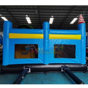 Chateau gonflable jumper bounce house commercial <b>inflatable</b> race car bouncy castle with slide - Product Image 4