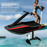 Planche de surf électrique motorisée en fibre de carbone, nouveau style, avec batterie 48V, hydrofoil, Efoil, E Foils, avec poignée