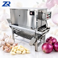 Commerciële automatische ui- en knoflookschilmachine 200-1000 kg/uur, eenvoudige bediening, lange levensduur, geschikt voor fruit en groenten