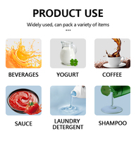 Aluminium Herbruikbaar Ketchup Verpakkingsmateriaal Gepersonaliseerde Spuit Sapzak Private Label Stand-Up Zakje Verpakking