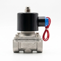 Vanne solénoïde à commande électromagnétique SS304 DN15-50 pour le contrôle général de l'eau à température moyenne