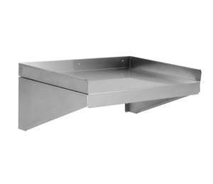 Étagère murale en acier inoxydable à 3 côtés, support de rangement mural commercial pour restaurant, traiteur, cuisine - Product Image 2