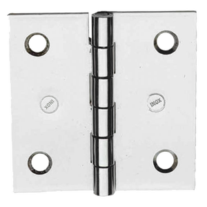 CHARNIÈRE EN ACIER INOXYDABLE POUR MEUBLE NAUTIQUE ART. 850IN 40x30mm - Product Image 1