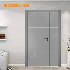 Di alta qualità Design moderno porta melamina per ingresso interno semplice decorazione MDF pannello laminato per nuove case e appartamenti - Product Image 1