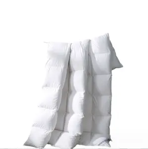 Koninklijke Comfort Eendendendons Quilt Met 100% Katoenen Hoes Perfect Voor Alle Seizoenen Witte Kleur Aangepast Formaat, Premium Kwaliteit