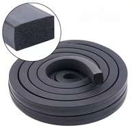 Bande d'étanchéité en mousse de caoutchouc noir rond personnalisé Matériaux EPDM pour usage industriel Caoutchouc d'étanchéité de porte