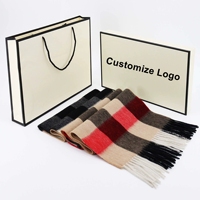 Boîte d'emballage personnalisée en carton pour écharpes, châles, pyjamas, vêtements de maison, boîte en papier kraft avec estampage à chaud UV, boîte cadeau