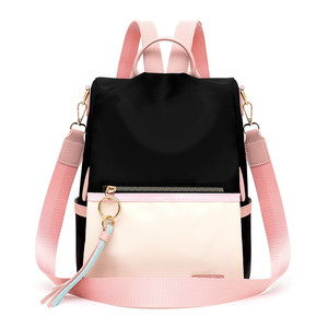 Custom Oxford Cloth <b>Backpack</b> <b>Woman</b> New Korean Female Outdoor <b>Travel</b> Bag Leisure Student Schoolbag <b>Backpack</b> - Product Image 2