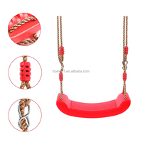 Siège de balançoire incurvé Zoshine pour enfants, avec corde de suspension réglable, accessoire de remplacement pour aire de jeux extérieure et ensemble de jeu à domicile