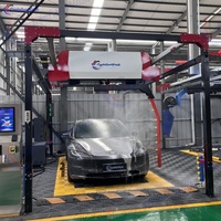 Nouvelle machine de lavage de voiture automatique sans contact 360° modèle 2025 sans brosses, machine de lavage de voiture automatique à nettoyage sous pression