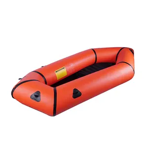 Radeau flottant gonflable pour 1 personne, bateau à rames personnalisé, pack gonflable ultra léger en TPU, kayak gonflable