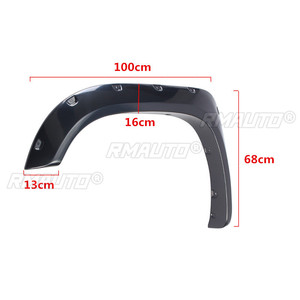 4 piezas de protectores de guardabarros y cejas de rueda para Toyota Tundra 2014 2015 2016 2017 - Product Image 5