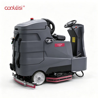 Autolaveuse autoportée robuste KDS-X10 avec brosse double de 1060 mm et raclette de 1220 mm, conception anti-basculement pour l'entretien des usines de fabrication