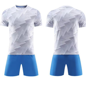 定制标志队训练足球套装制服运动制服儿童足球球衣套装全套运动服足球服 - Product Image 4