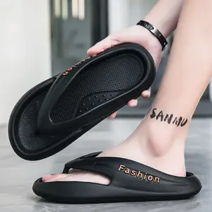 Wholesale Customized Beach EVA Flip Flops Slippers Outdoor Comfortable Soft House Slipper For Men