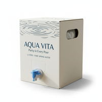 Système de distribution Bag-in-Box écologique 3L/5L/10L/20L pour eau, jus, boissons, thé, café