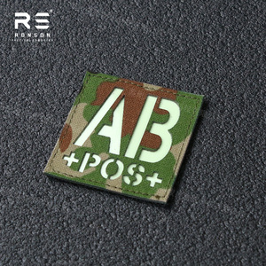 Japanese Flag and Blood Type POS+ <strong>Patch</strong> Laser Cut Reflective <strong>Patches</strong> for Tactical Gear Equipment Customize Colors and Sizes - Product Image 3