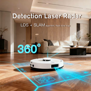 Robot aspirateur intelligent RC600, batterie, réservoir d'eau automatique, gyro, robot aspirateur intelligent, nettoyage humide, aspirateur robot pour hôtel - Product Image 3